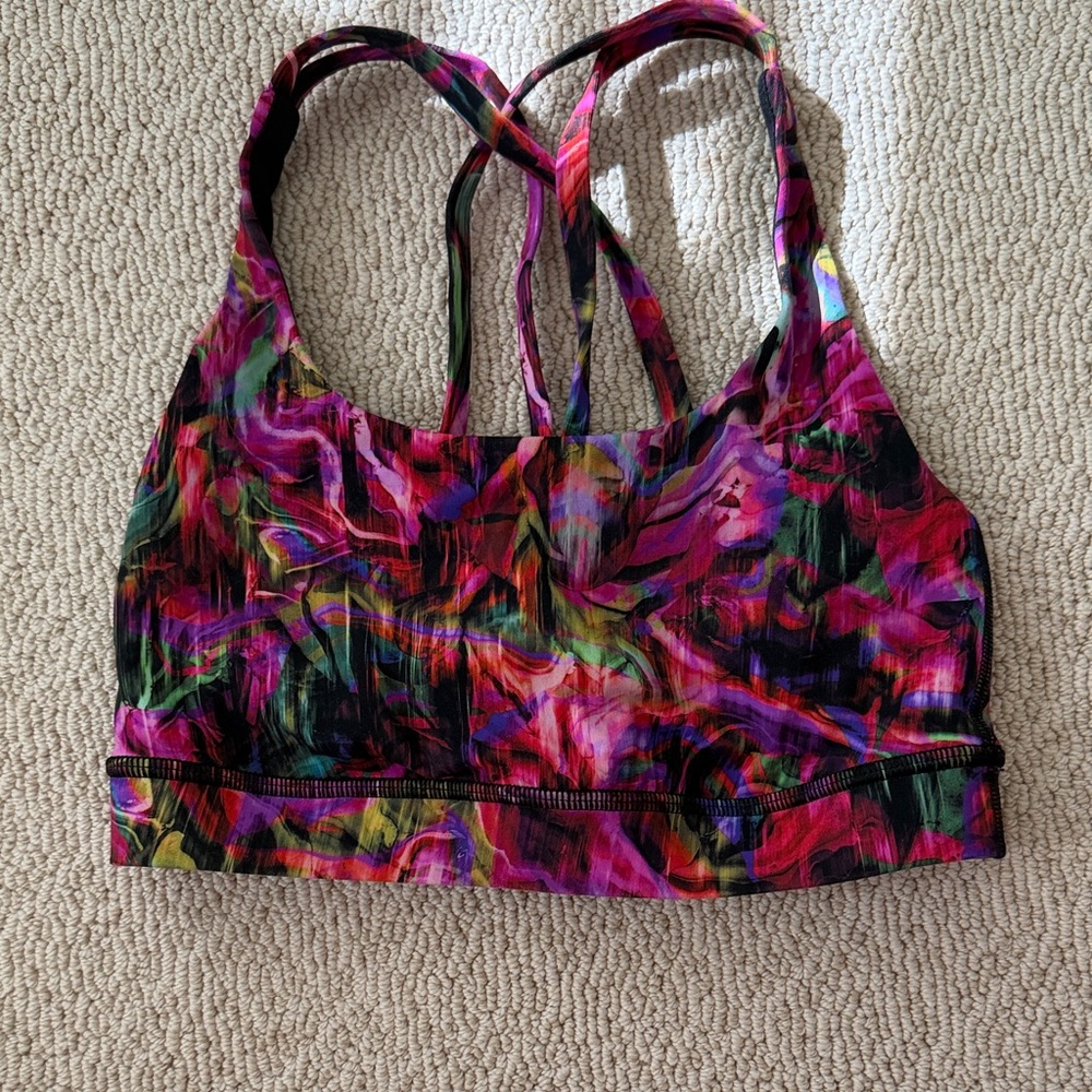 Lululemon Athletica Vibrant Multicolor Bra